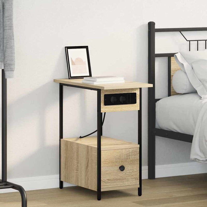 Dulap de noapte Stejar Sonoma 60 x 30 x 61 cm Lemn prelucrat