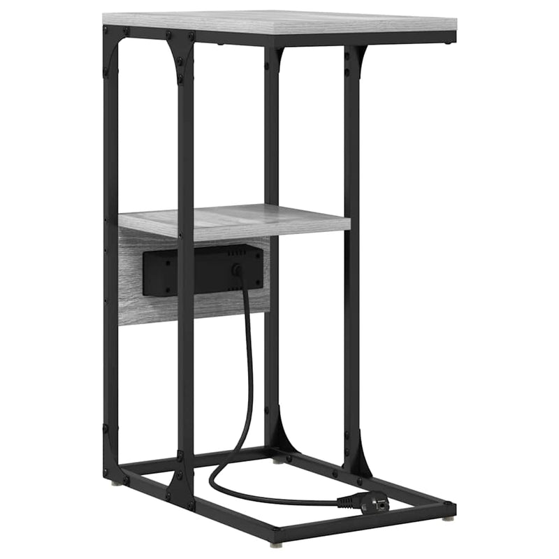 Dulap de noapte Gri Sonoma 41,5 x 26 x 60,5 cm Lemn prelucrat