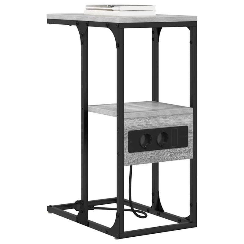 Dulap de noapte Gri Sonoma 41,5 x 26 x 60,5 cm Lemn prelucrat
