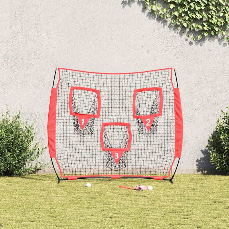 Plasă pentru antrenament de baseball Negru Poliester