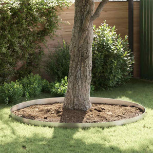Margine pentru gazon 450 x 15 cm Oţel inoxidabil Argintiu
