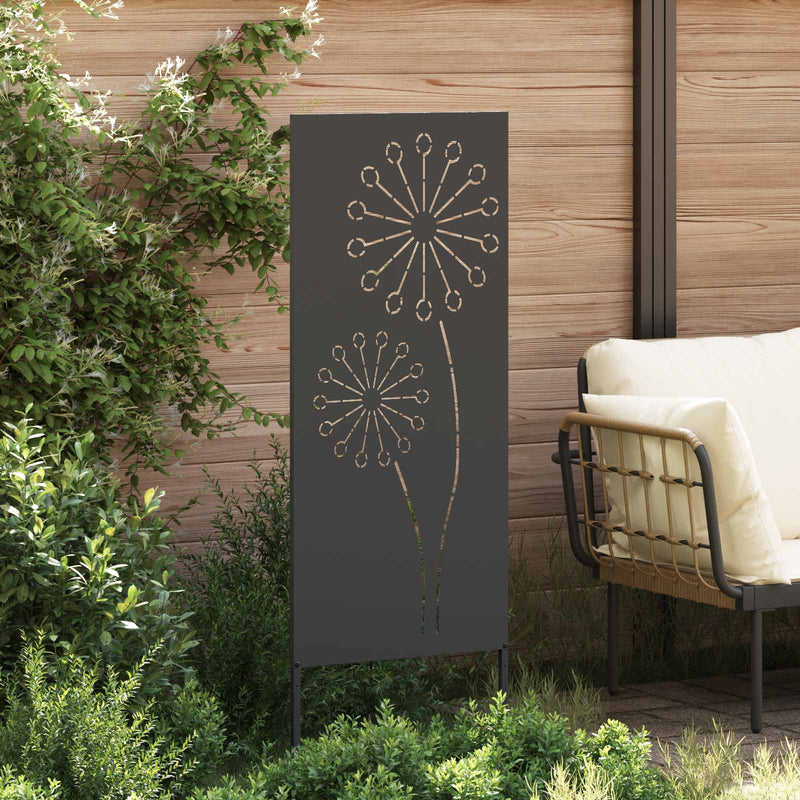 Ecran de intimitate pentru grădină Traforaj Negru 50 x 140 cm