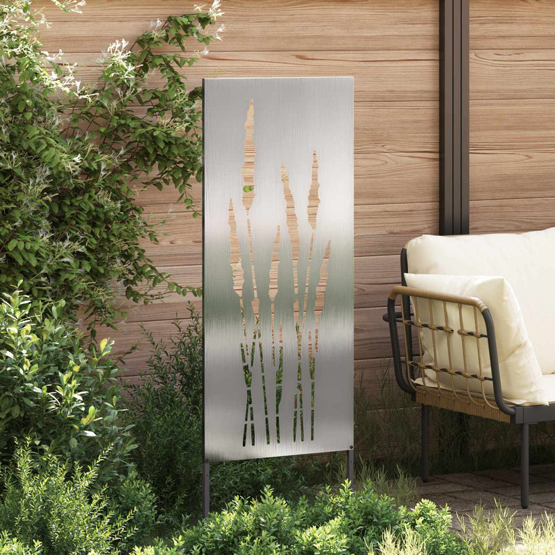 Ecran de intimitate pentru grădină Floral Argintiu 50 x 140 cm