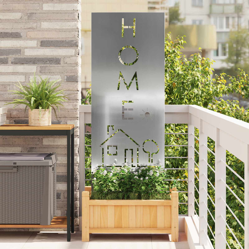 Ecran de intimitate pentru grădină Argintiu 50 x 140 cm
