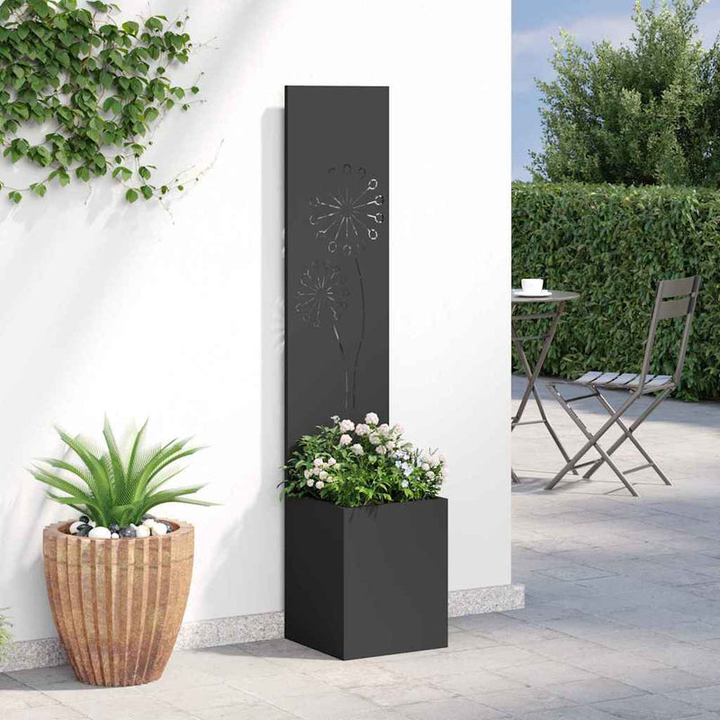 Ecran de intimitate pentru grădină Negru 32 x 32 x 150 cm