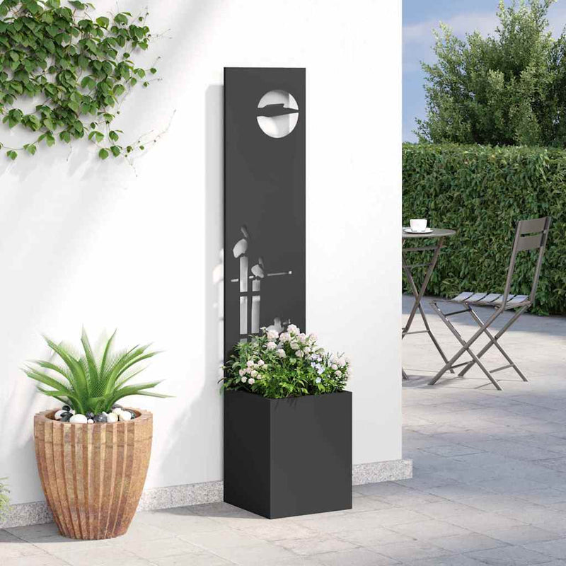 Ecran de intimitate pentru grădină Negru 32 x 32 x 150 cm