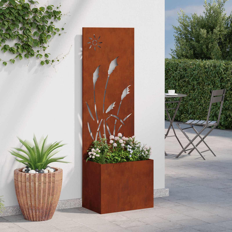 Ecran de intimitate pentru grădină Ruginit 50 x 32 x 150 cm