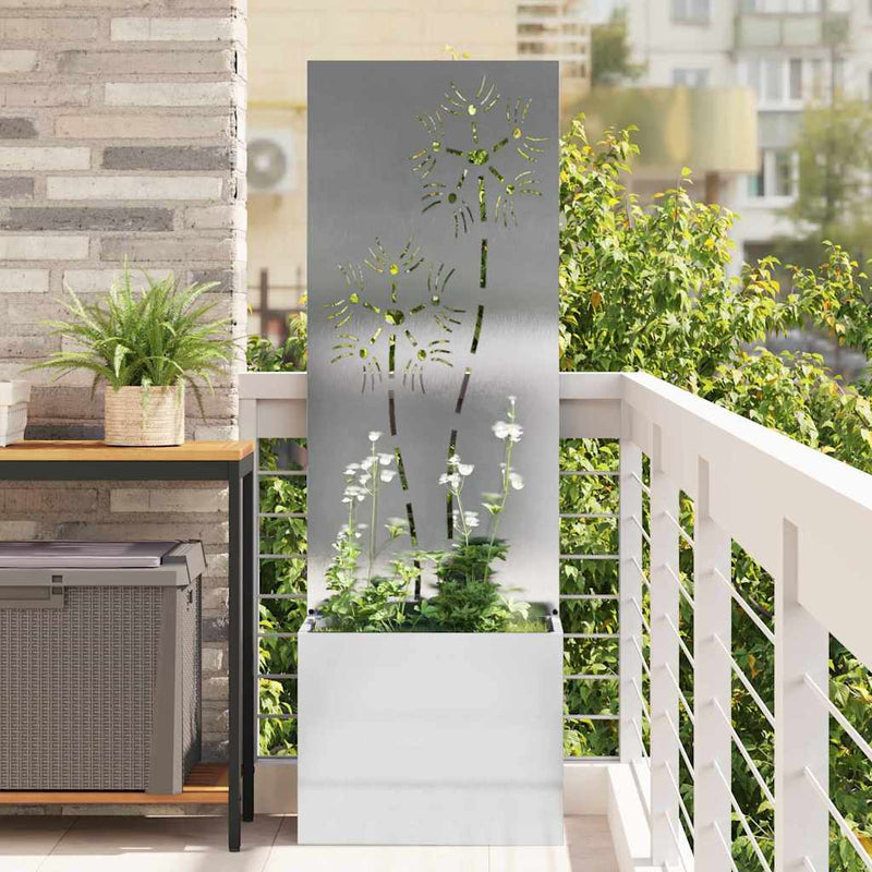 Ecran de intimitate pentru grădină Argintiu 50 x 32 x 150 cm