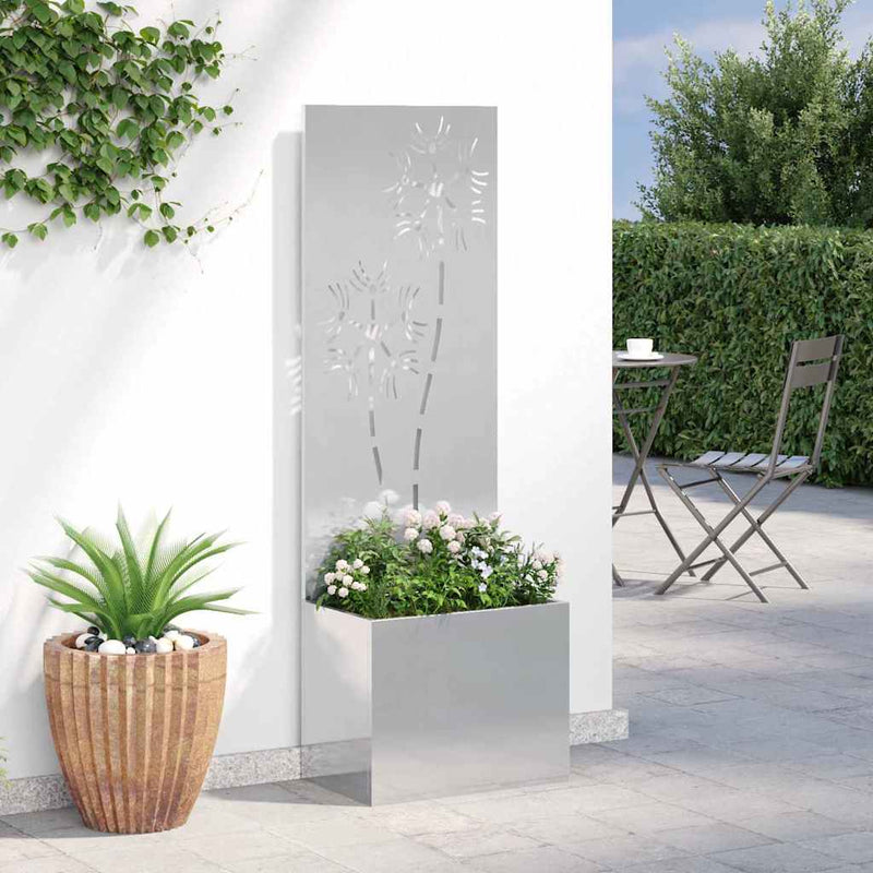 Ecran de intimitate pentru grădină Argintiu 50 x 32 x 150 cm