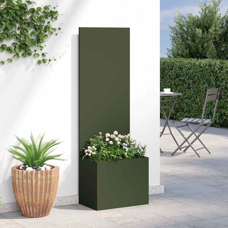Ecran de intimitate pentru grădină Olivengrønn 50 x 32 x 150 cm