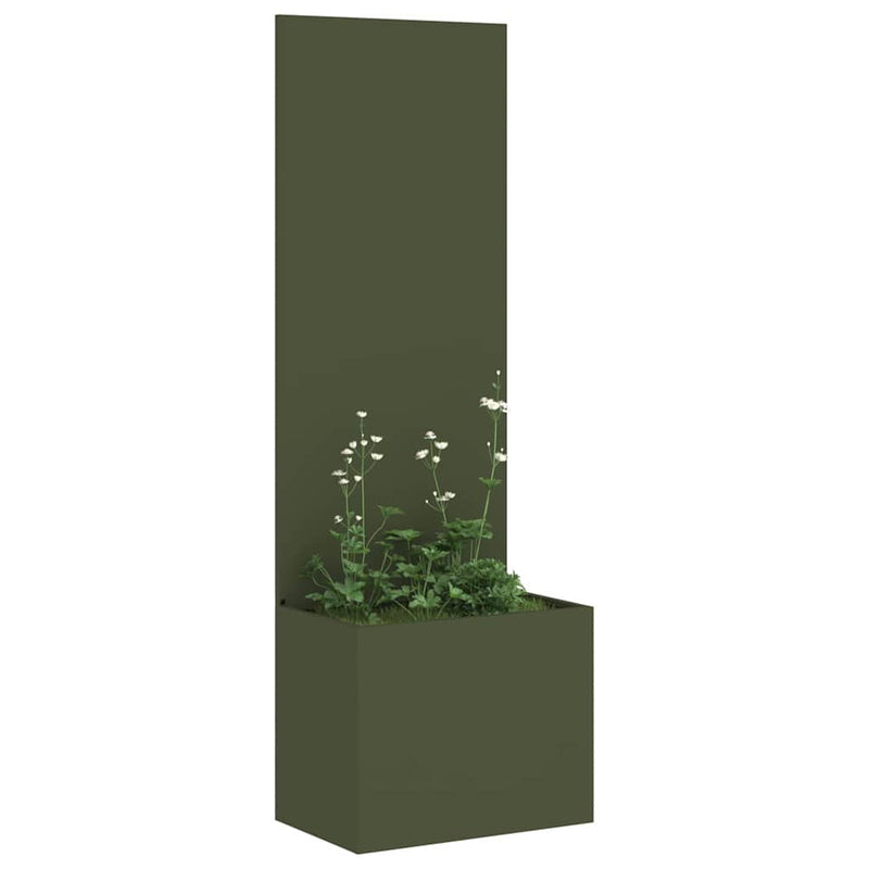 Ecran de intimitate pentru grădină Olivengrønn 50 x 32 x 150 cm