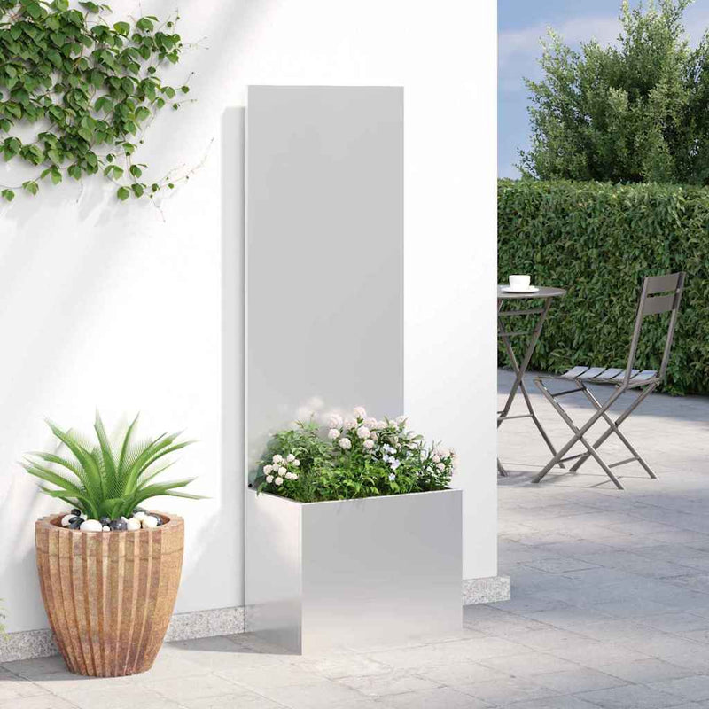 Ecran de intimitate pentru grădină Argintiu 50 x 32 x 150 cm