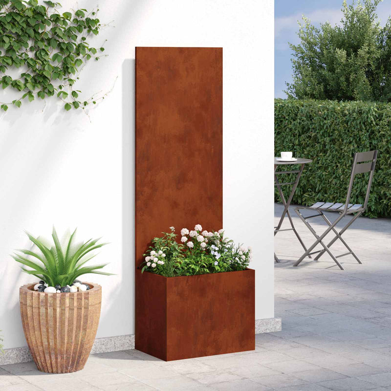 Ecran de intimitate pentru grădină Ruginit 50 x 32 x 150 cm