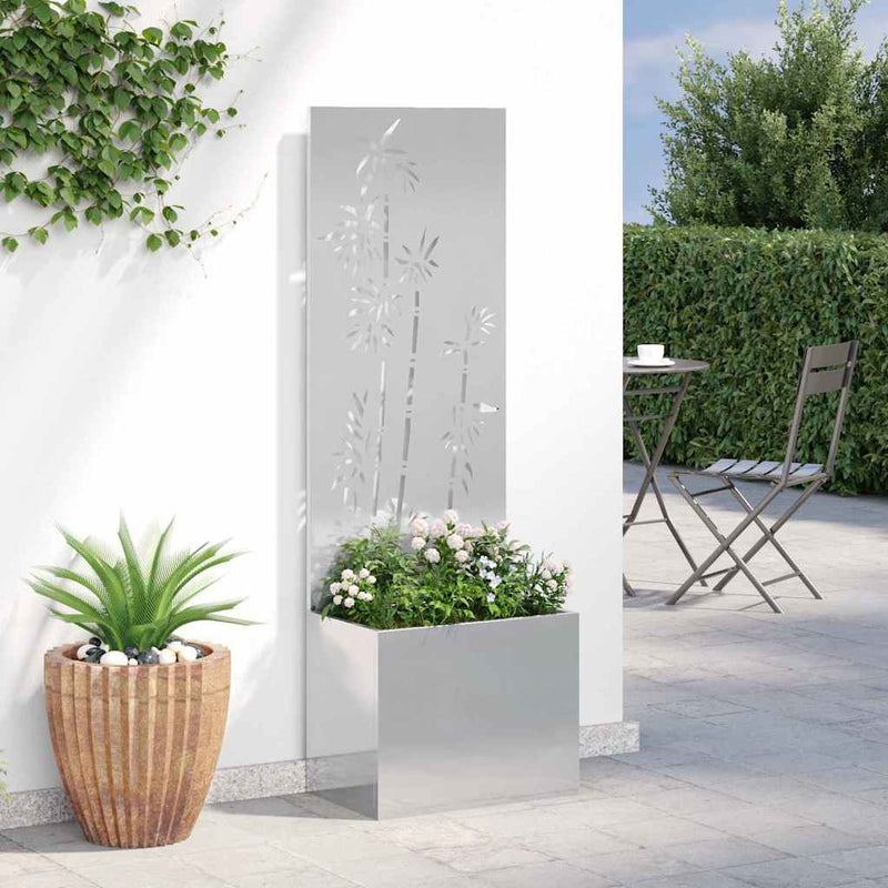 Ecran de intimitate pentru grădină Argintiu 50 x 32 x 150 cm