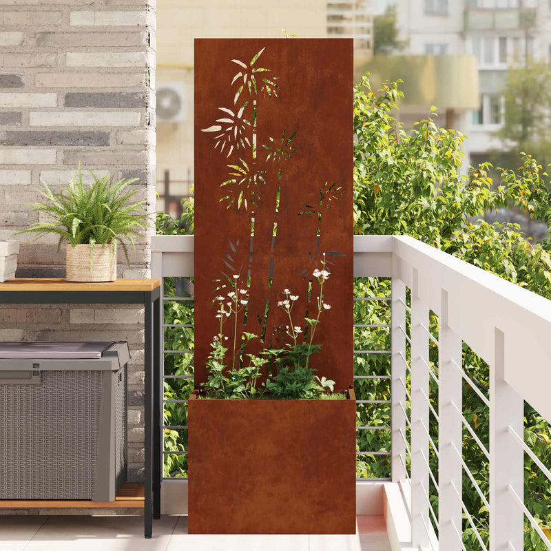 Ecran de intimitate pentru grădină Ruginit 50 x 32 x 150 cm