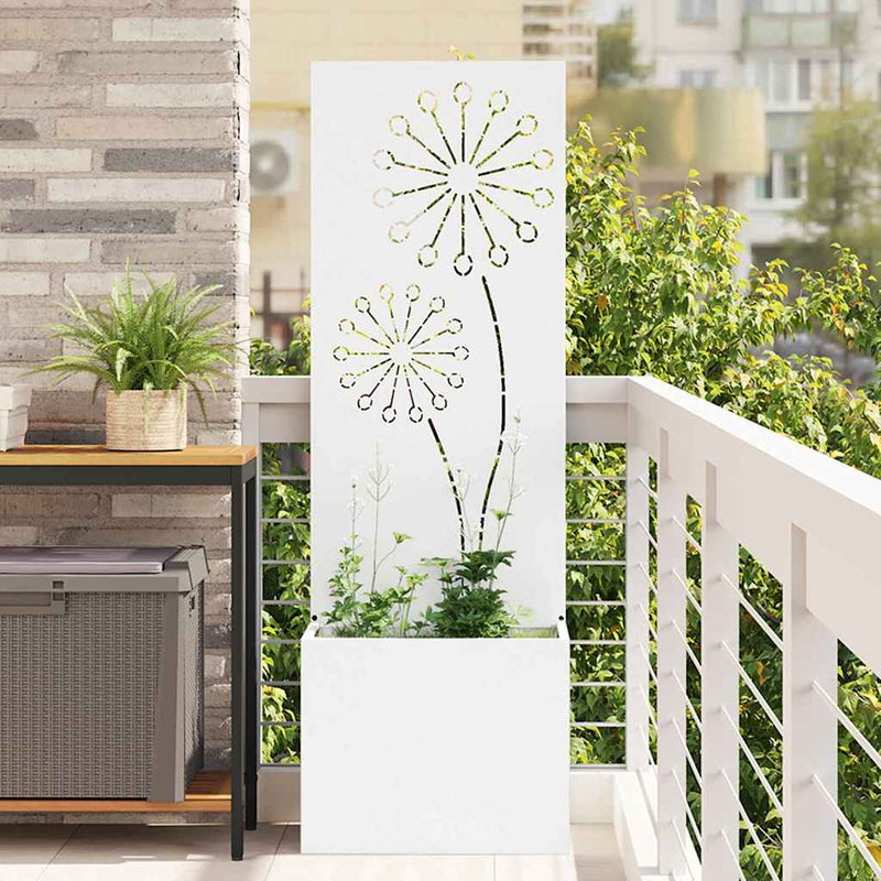 Ecran de intimitate pentru grădină Alb 50 x 32 x 150 cm