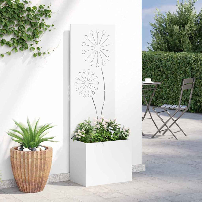 Ecran de intimitate pentru grădină Alb 50 x 32 x 150 cm