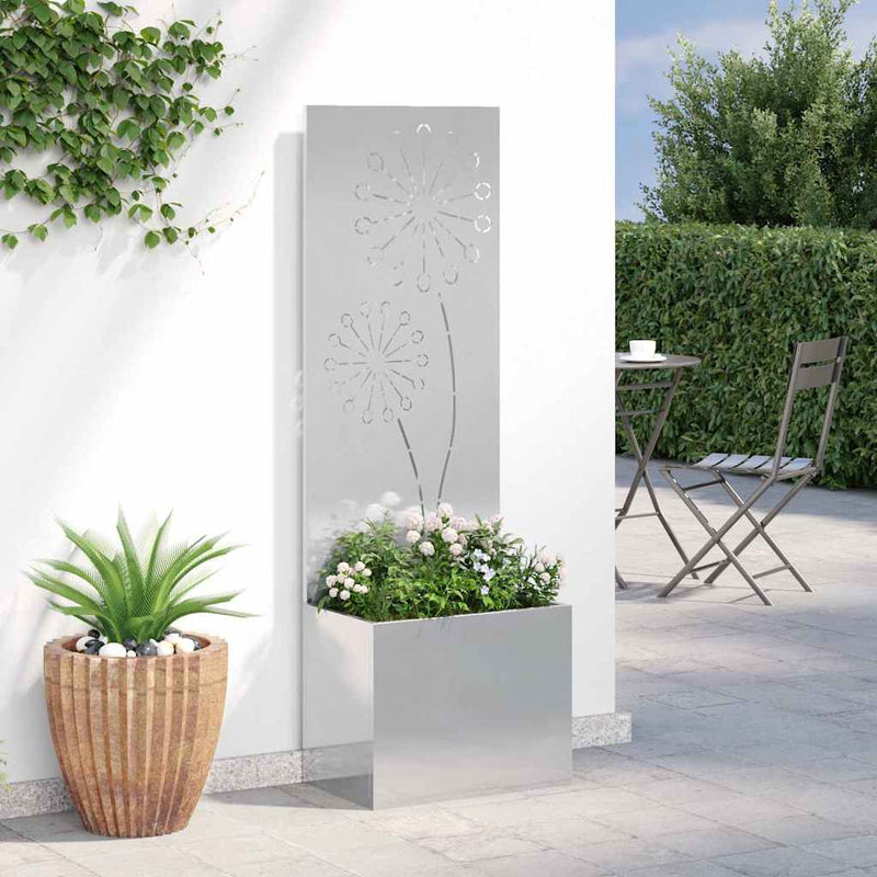 Ecran de intimitate pentru grădină Argintiu 50 x 32 x 150 cm