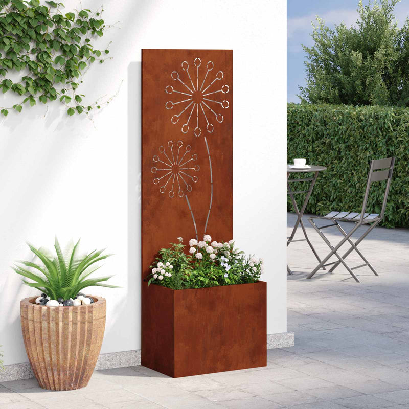 Ecran de intimitate pentru grădină Ruginit 50 x 32 x 150 cm