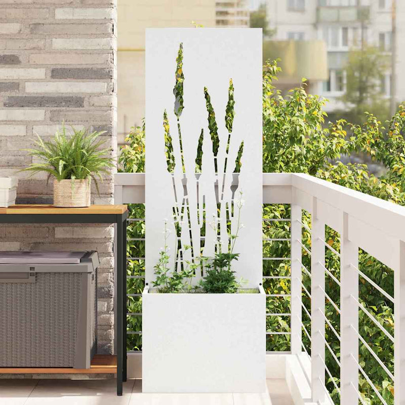 Ecran de intimitate pentru grădină Alb 50 x 32 x 150 cm