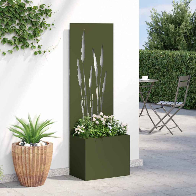 Ecran de intimitate pentru grădină Olivengrønn 50 x 32 x 150 cm