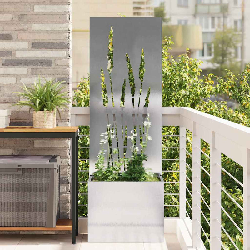 Ecran de intimitate pentru grădină Argintiu 50 x 32 x 150 cm