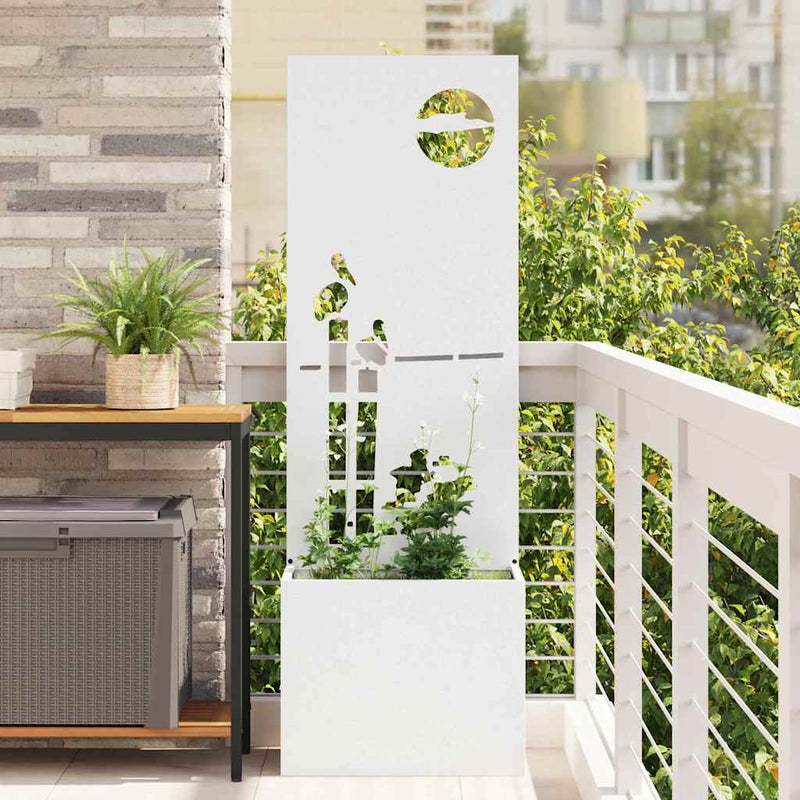 Ecran de intimitate pentru grădină Alb 50 x 32 x 150 cm