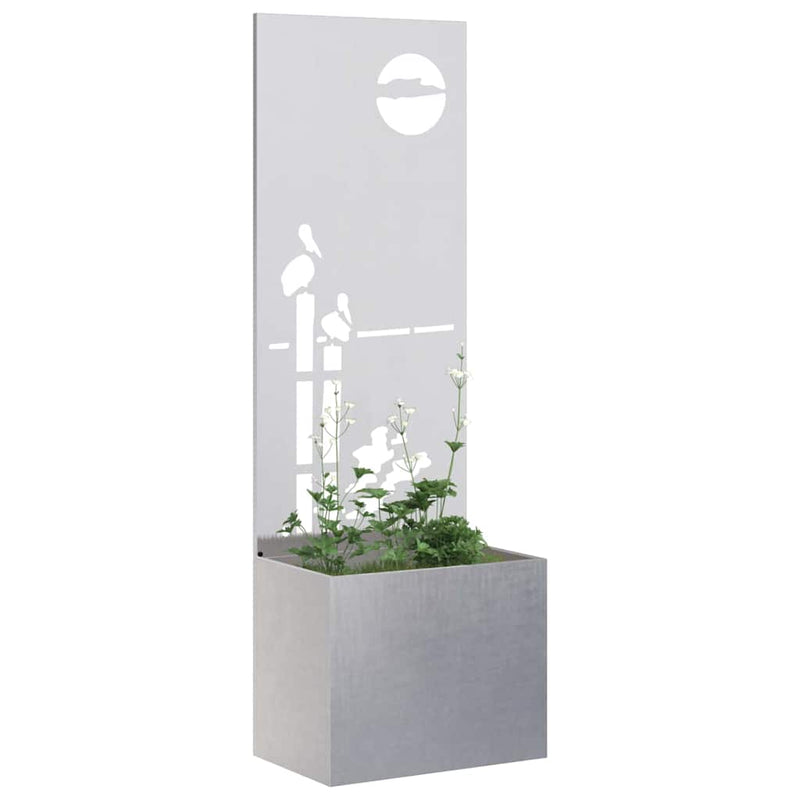 Ecran de intimitate pentru grădină Argintiu 50 x 32 x 150 cm