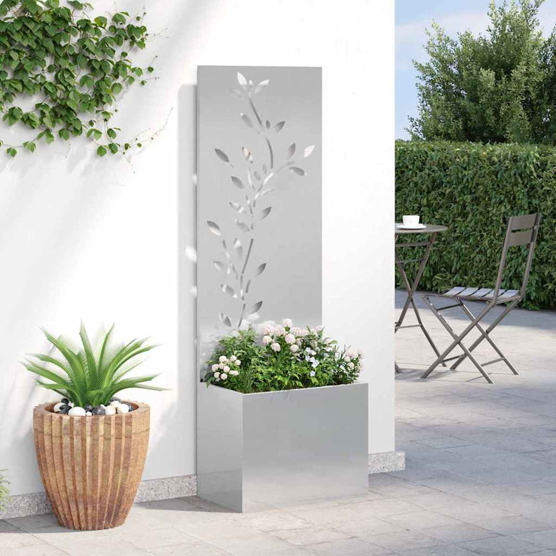 Ecran de intimitate pentru grădină Argintiu 50 x 32 x 150 cm