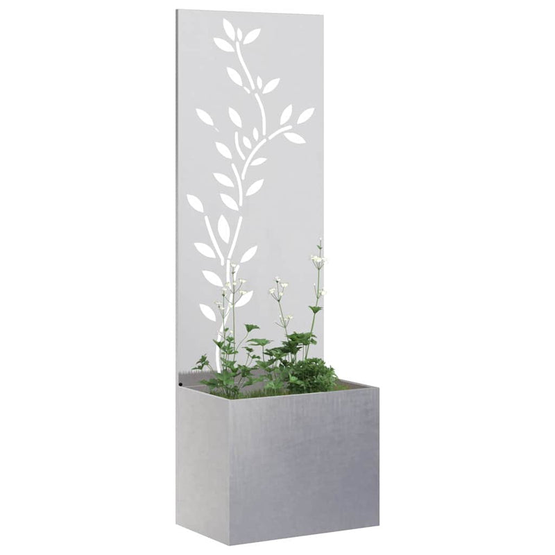 Ecran de intimitate pentru grădină Argintiu 50 x 32 x 150 cm