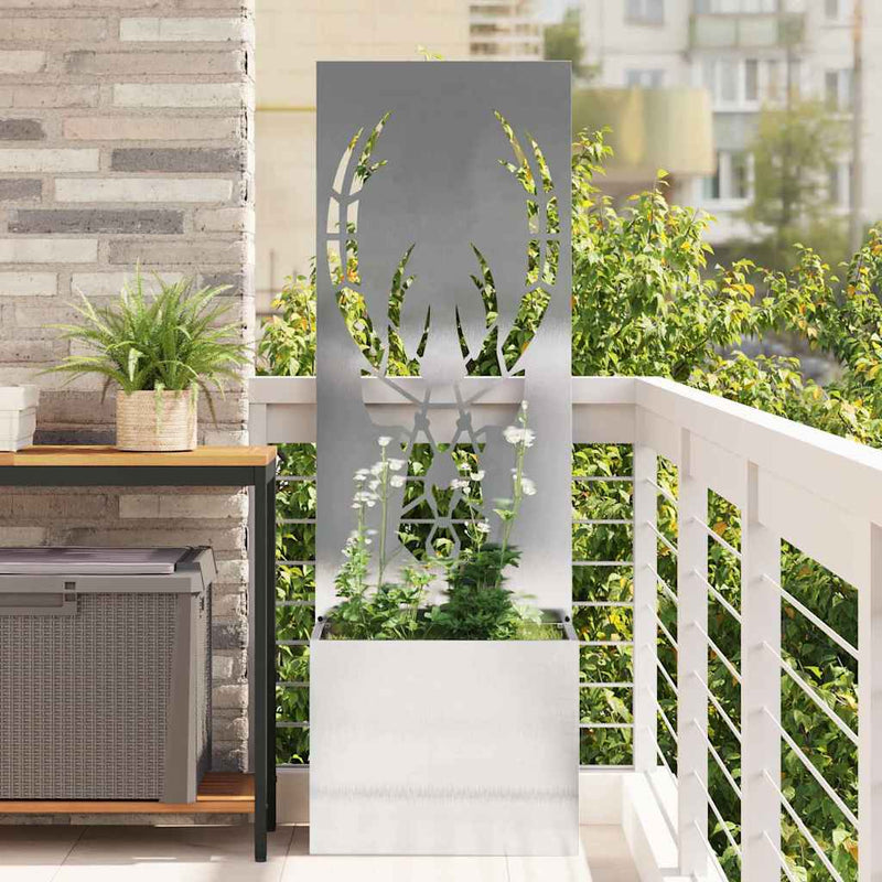 Ecran de intimitate pentru grădină Argintiu 50 x 32 x 150 cm