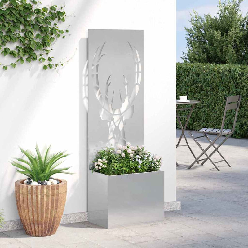 Ecran de intimitate pentru grădină Argintiu 50 x 32 x 150 cm