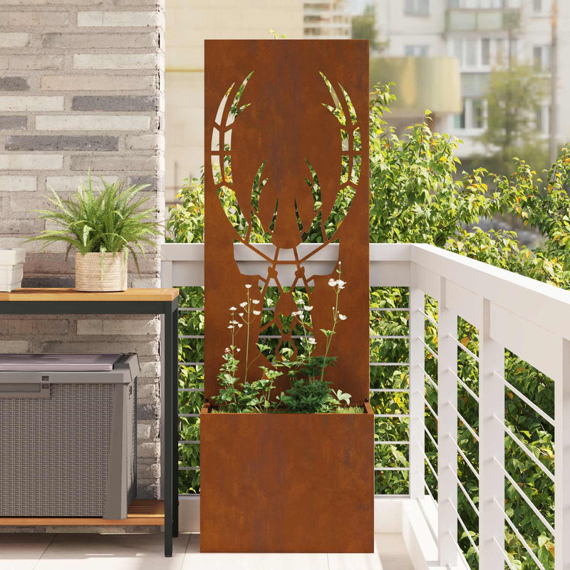 Ecran de intimitate pentru grădină Ruginit 50 x 32 x 150 cm