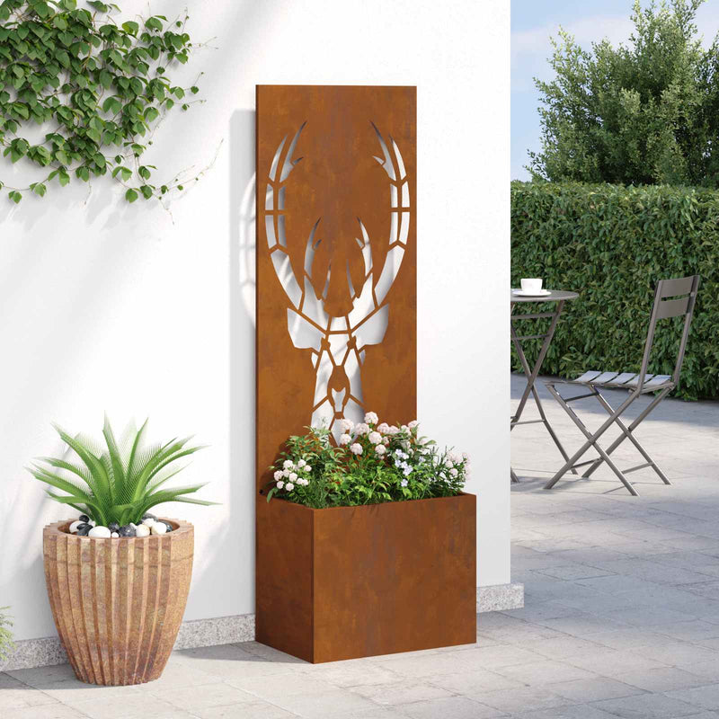 Ecran de intimitate pentru grădină Ruginit 50 x 32 x 150 cm