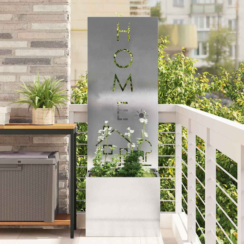 Ecran de intimitate pentru grădină Argintiu 50 x 32 x 150 cm