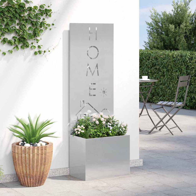 Ecran de intimitate pentru grădină Argintiu 50 x 32 x 150 cm