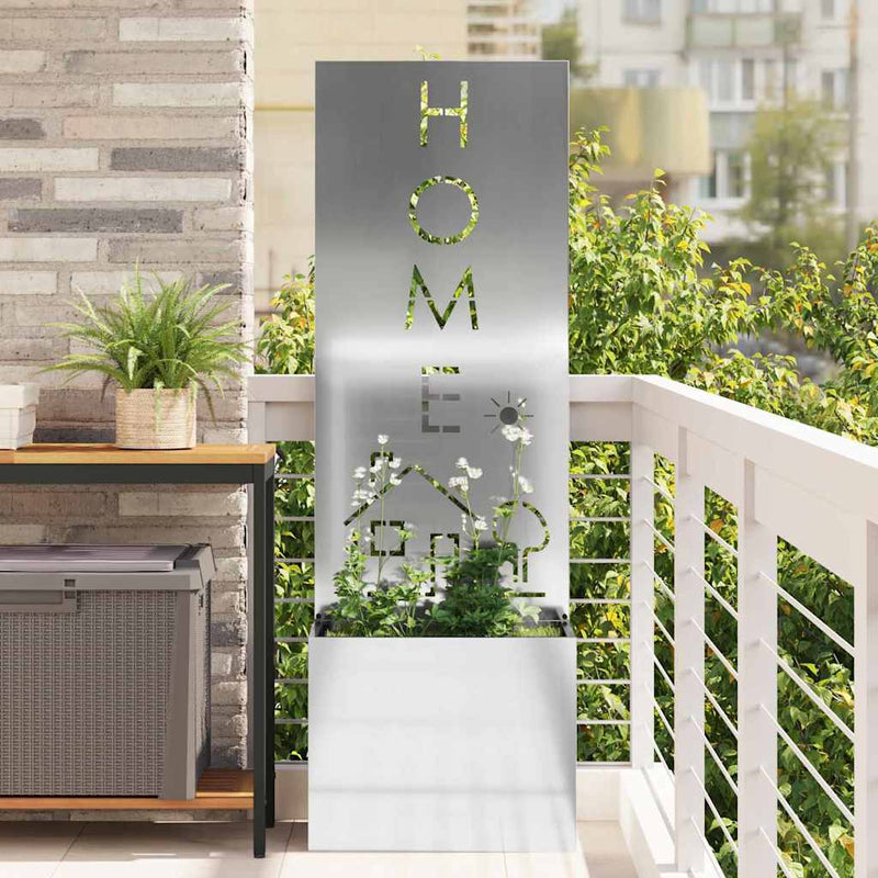Ecran de intimitate pentru grădină Argintiu 50 x 32 x 150 cm