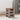 Taburet natural Lemn solid de tec