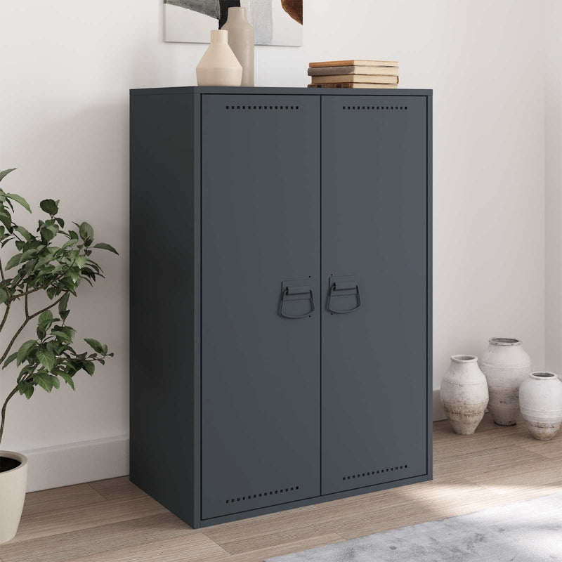 Mânere pentru dulap Antracit 85 x 45 mm Metal