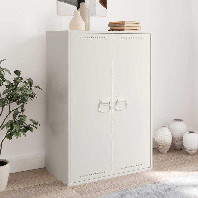 Mânere pentru dulap Alb 85 x 45 mm Metal