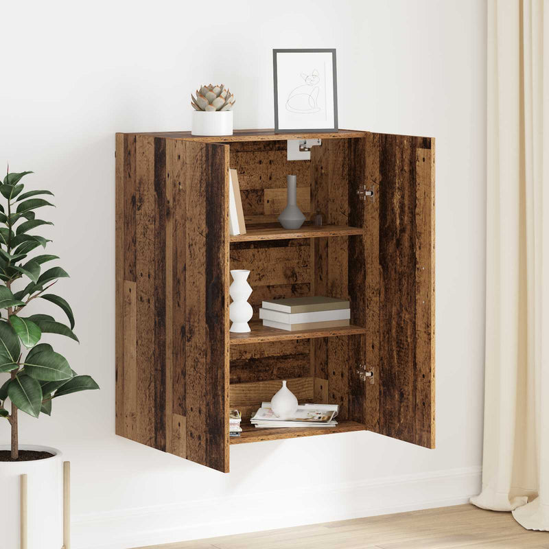 Dulap de perete Lemn vechi 69,5 x 34 x 90 cm Lemn prelucrat