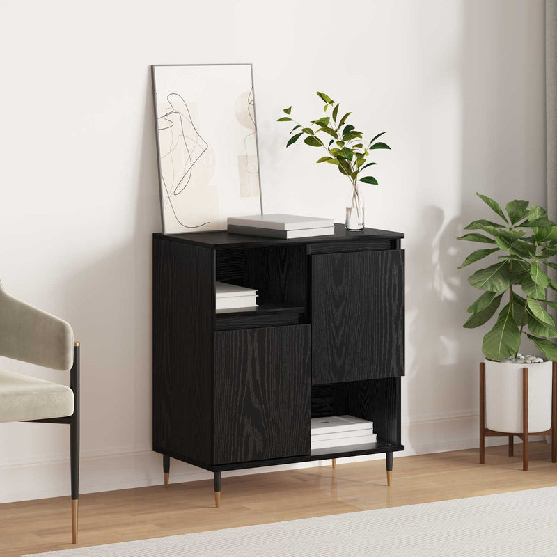 Bufet Stejar Negru 60 x 35 x 70 cm