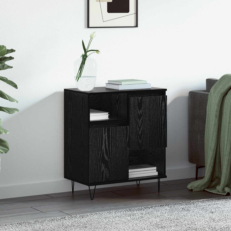 Bufet Stejar Negru 60 x 35 x 70 cm