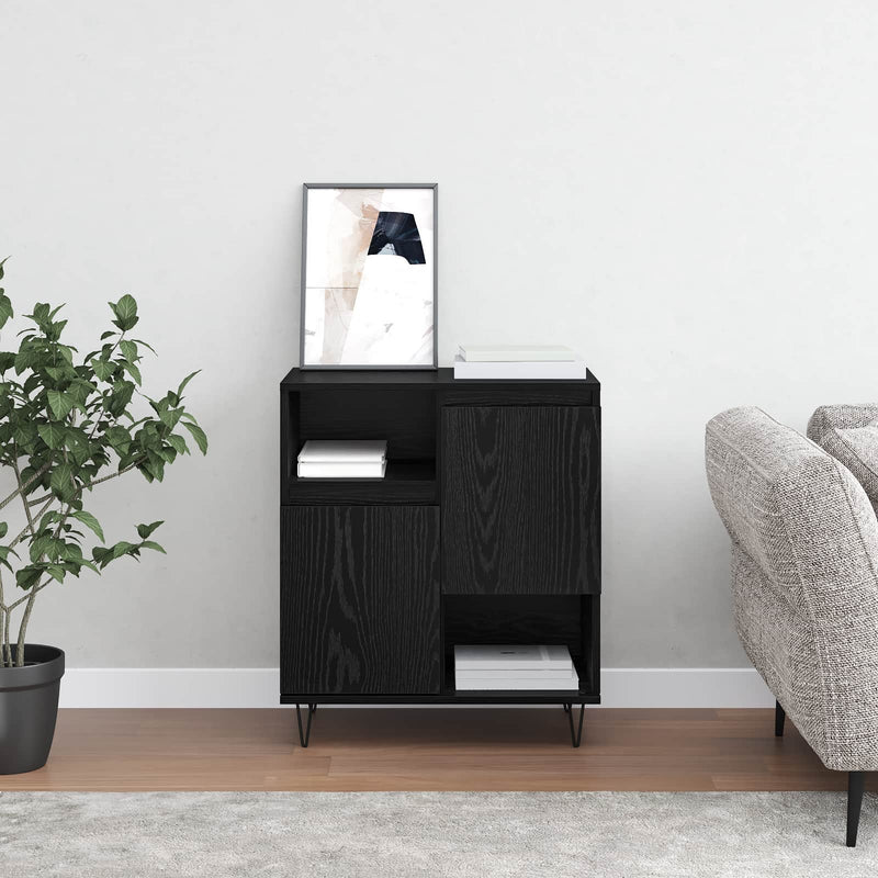 Bufet Stejar Negru 60 x 35 x 70 cm