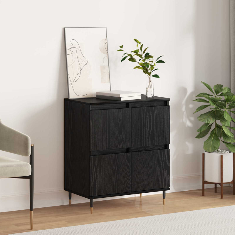 Bufet Stejar Negru 60 x 35 x 70 cm
