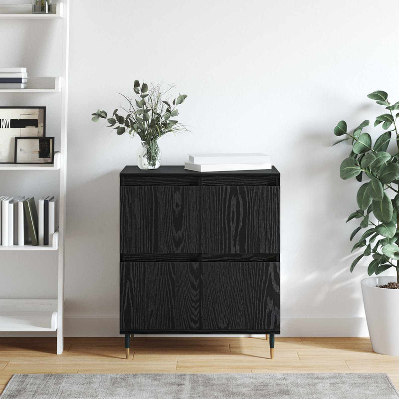 Bufet Stejar Negru 60 x 35 x 70 cm