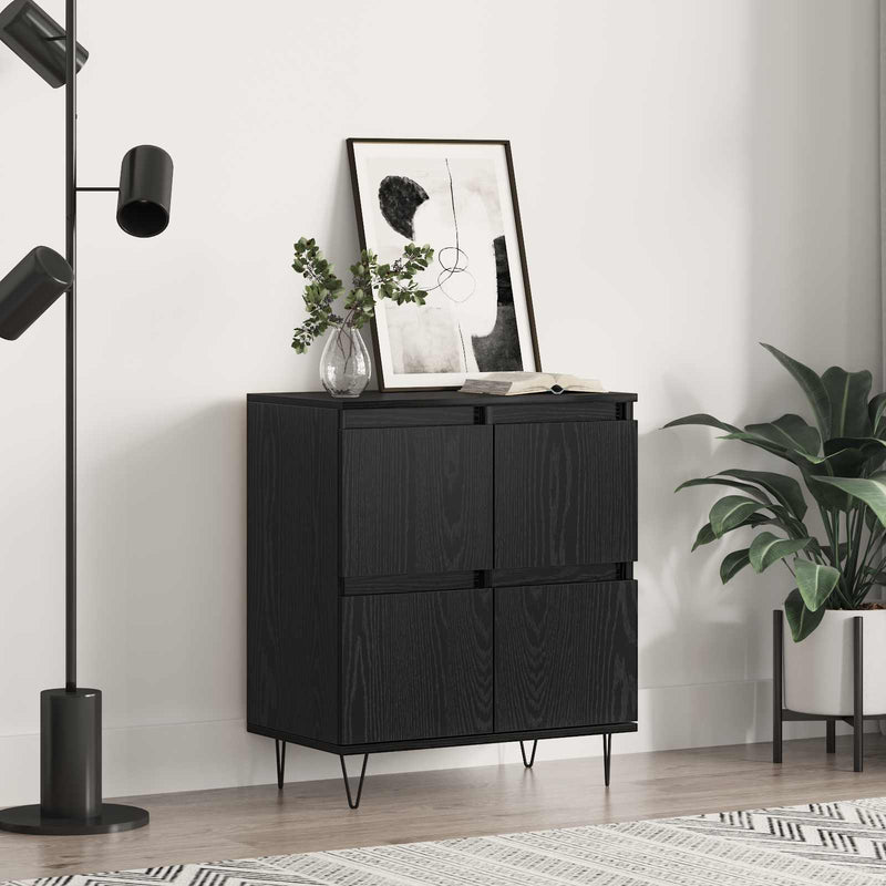 Bufet Stejar Negru 60 x 35 x 70 cm