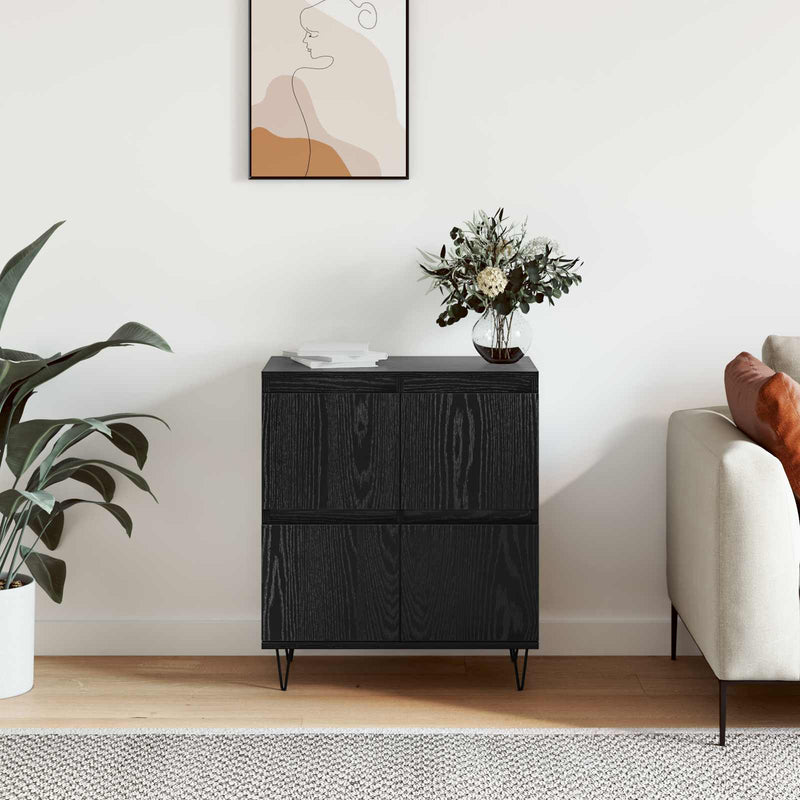 Bufet Stejar Negru 60 x 35 x 70 cm
