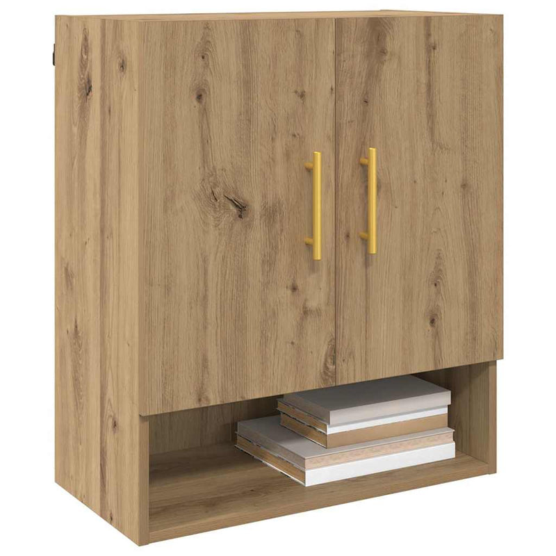 Dulap de perete 60 x 31 x 70 cm Lemn prelucrat stejar artizanal