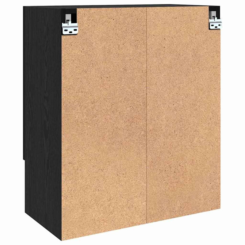 Dulap de perete 60 x 31 x 70 cm Lemn prelucrat Stejar negru